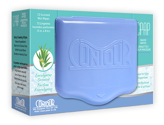 Image LINGETTE NETTOYANTE POUR CPAP ODEUR EUCALYPTUS
